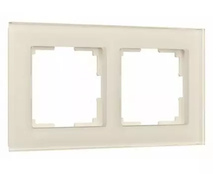 Рамка на 2 поста Werkel Favorit молочный W0021141