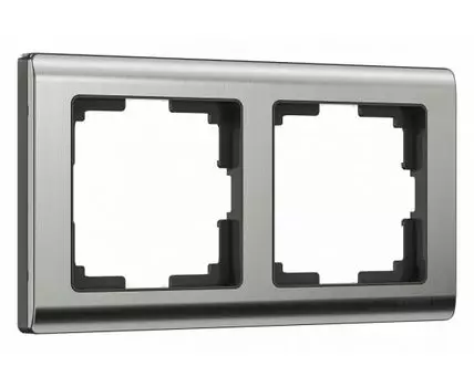 Рамка на 2 поста Werkel Metallic W0021602