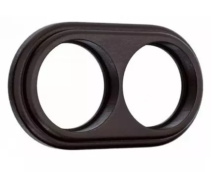 Рамка на 2 поста Werkel Ретро W0025226 (венге)