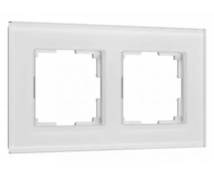 Рамка на 2 поста Werkel Senso белый soft-touch W0023101