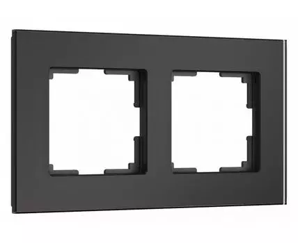 Рамка на 2 поста Werkel Senso черный soft-touch W0023108