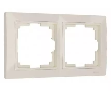 Рамка на 2 поста Werkel Snabb basic слоновая кость W0022003