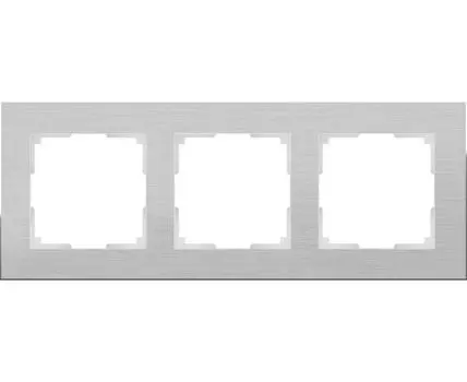 Рамка на 3 поста Aluminium WL11-Frame-03