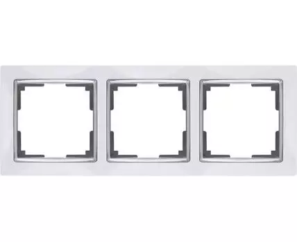 Рамка на 3 поста Snabb WL03-Frame-03-white