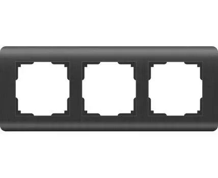 Рамка на 3 поста Stream Graphite WL12-Frame-03