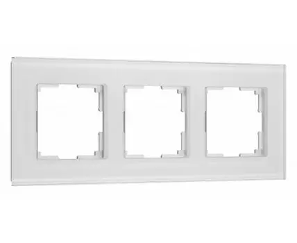 Рамка на 3 поста Werkel Senso белый soft-touch W0033101