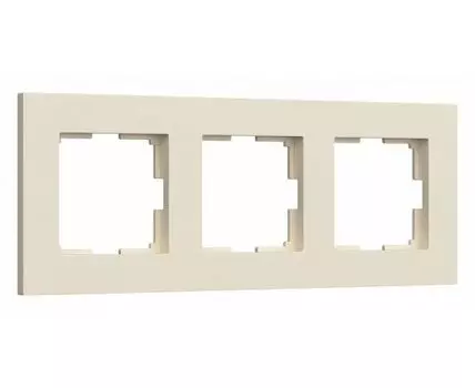 Рамка на 3 поста Werkel Slab айвори матовый W0032962
