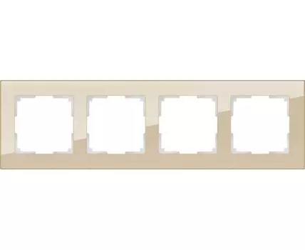 Рамка на 4 поста Favorit Champagne WL01-Frame-04