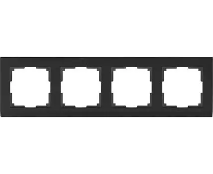 Рамка на 4 поста Stark WL04-Frame-04-black