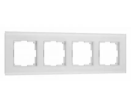 Рамка на 4 поста Werkel Senso белый soft-touch W0043101