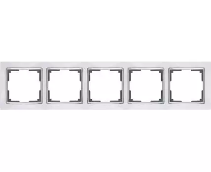 Рамка на 5 постов Snabb WL03-Frame-05-white