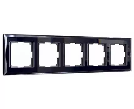 Рамка на 5 постов Werkel Черный a051443