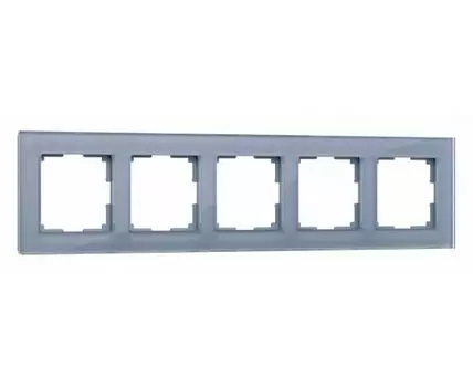 Рамка на 5 постов Werkel Favorit (серый) W0051115