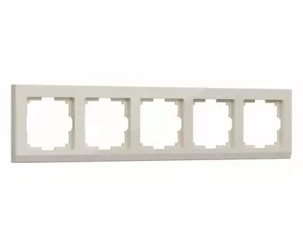 Рамка на 5 постов Werkel Stark (слоновая кость) W0051803