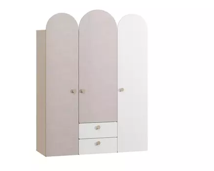 Распашной шкаф Арчи-3 Milk Plywood