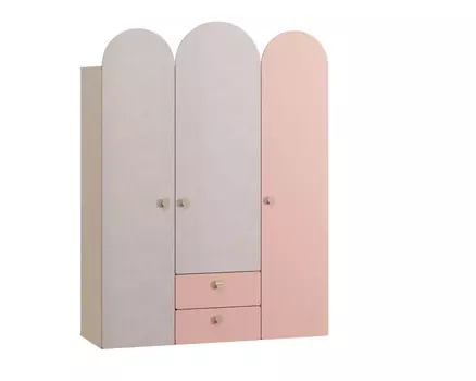 Распашной шкаф Арчи-3 Rose Plywood