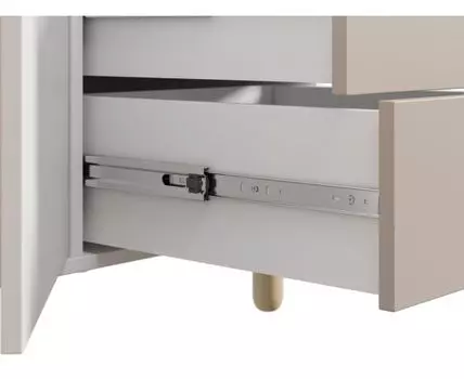 Распашной шкаф Дикинс-3 Latte Plywood