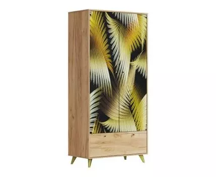 Распашной шкаф Фьюжн (200, 50 см, Прямые, Светлое дерево, 95)