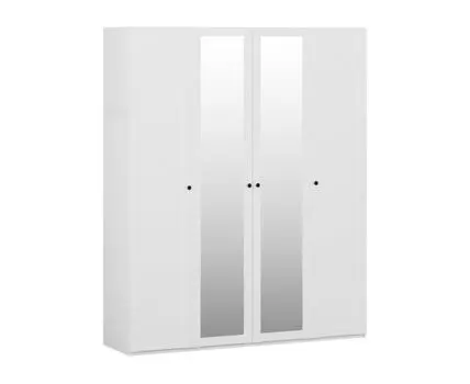 Распашной шкаф Фрея (220, 50 см, Со штангой, Прямые, Белый, 180 см)