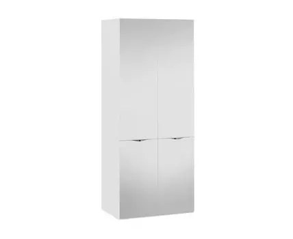 Распашной шкаф Грегори (217, 60 см, Прямые, Белый, 90 см)