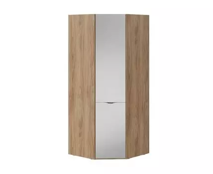 Распашной шкаф Грегори (217, 90 см, Угловые, Коричневое дерево, 90 см)