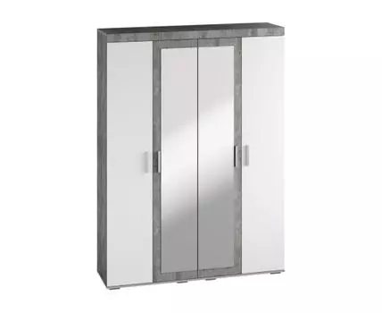 Распашной шкаф Инстайл (218, 50 см, Без дополнительных полок, Прямые, Белый, 160 см)