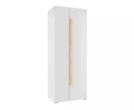 Распашной шкаф Куба (199.5, 50 см, Прямые, Белый, 80 см)