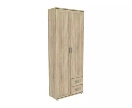 Распашной шкаф Леонардо (232, 40 см, Прямые, Светлое дерево, 90 см)