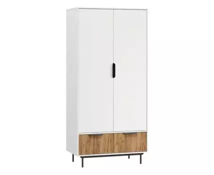 Распашной шкаф Леванте-2-100-200 White