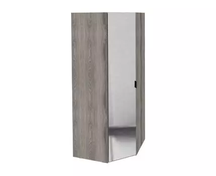 Распашной шкаф Манхеттен (217, 90 см, Угловые, Серый, 90 см)