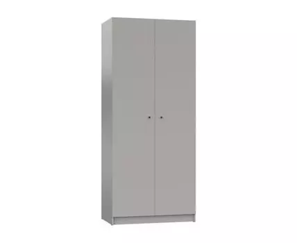 Распашной шкаф Нордик (236, 60 см, С ящиками, Прямые, Серый, 100 см)