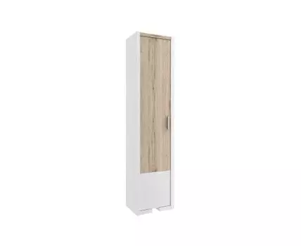 Распашной шкаф Оксфорд (203.5, 40 см, Прямые, Белый, 50 см)