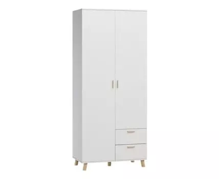 Распашной шкаф Пронто-2-100-220 Белый Диван.ру