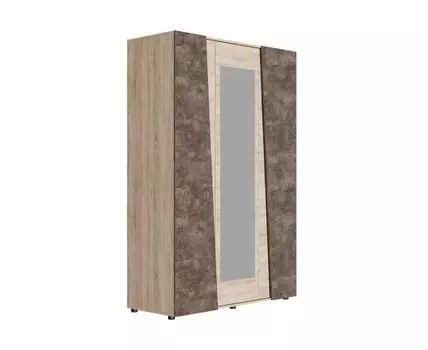 Распашной шкаф Санремо (204.6, 50 см, Прямые, Темное-светлое дерево, 140 см)