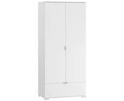 Распашной шкаф Стелла-2.1-90-200 Белый