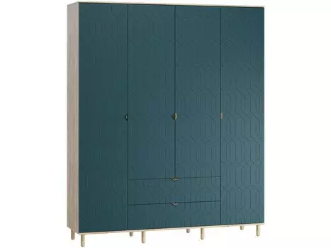 Распашной шкаф Теджонс-4 Deco Aquamarine