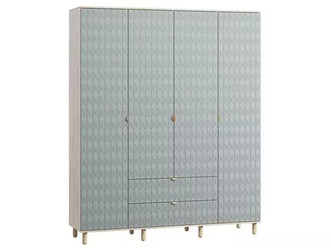 Распашной шкаф Теджонс-4 Leaf Mentol