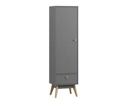 Распашной шкаф Торвалль-1.1 Grey
