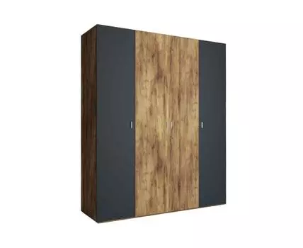 Распашной шкаф Вега Бавария (220, 50 см, Прямые, Коричневое дерево, 190 см)