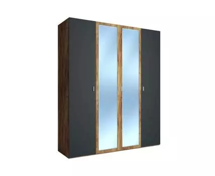 Распашной шкаф Вега Бавария (220, 50 см, Прямые, Коричневое дерево, 190 см)