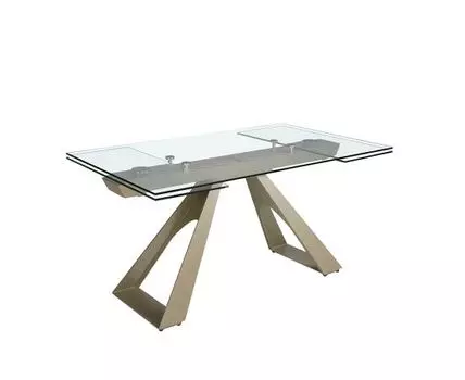 Раздвижной обеденный стол 1125/MC22052DT из закаленного стекла 160/200/240 x 90