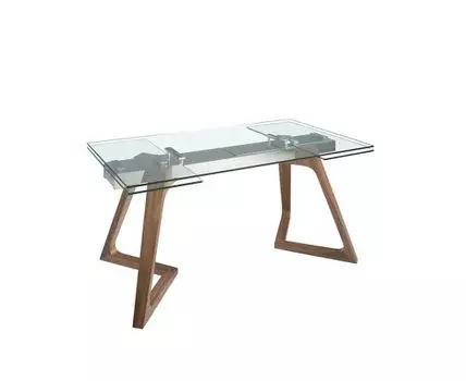 Раздвижной прямоугольный стол 1115/MC1772DT из закаленного стекла