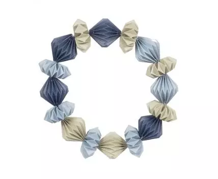 Разноцветный рождественский венок Willemina