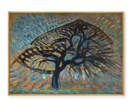 Репродукция картины на холсте Apple Tree, Pointillist Version, 1908г. (мультиколор, золотистый, 75)