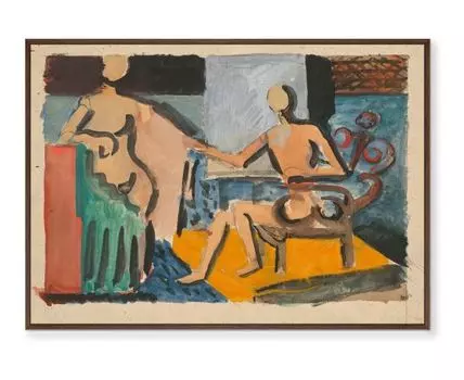 Репродукция картины на холсте Atelier, 1930г. (мультиколор, орех, 75)