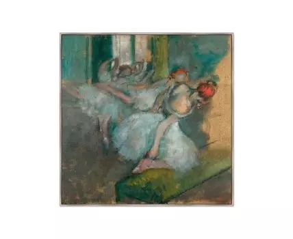 Репродукция картины на холсте Балерины, 1890г. (мультиколор, 105)