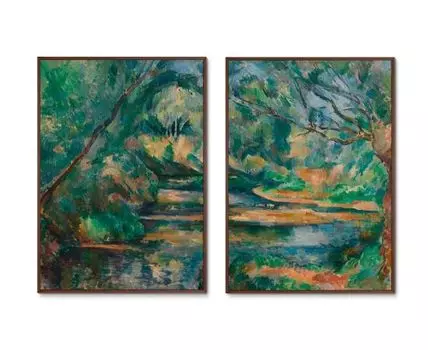 Репродукция картины на холсте Bleachery at Scheveningen, 1882г. (мультиколор, 105)