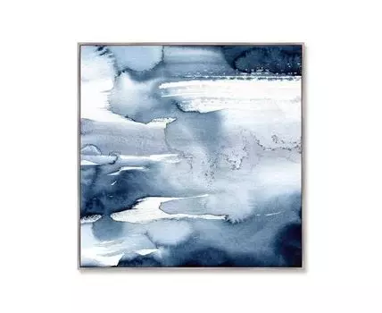 Репродукция картины на холсте Clouds over the river (105)