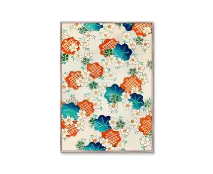 Репродукция картины на холсте Floral pattern III, 1894г. (мультиколор, 75)