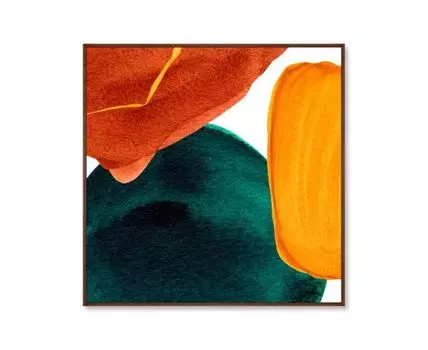 Репродукция картины на холсте Forms and colors, composition No15 (105)